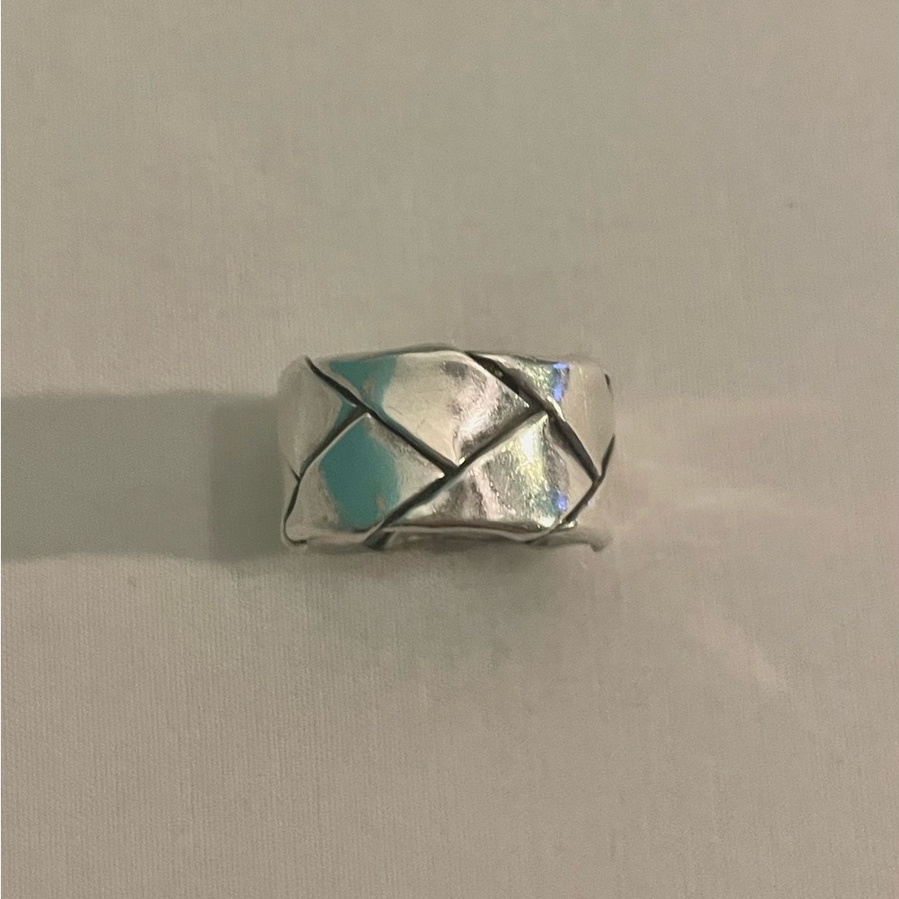 Sterling Silver Woven Style Ring